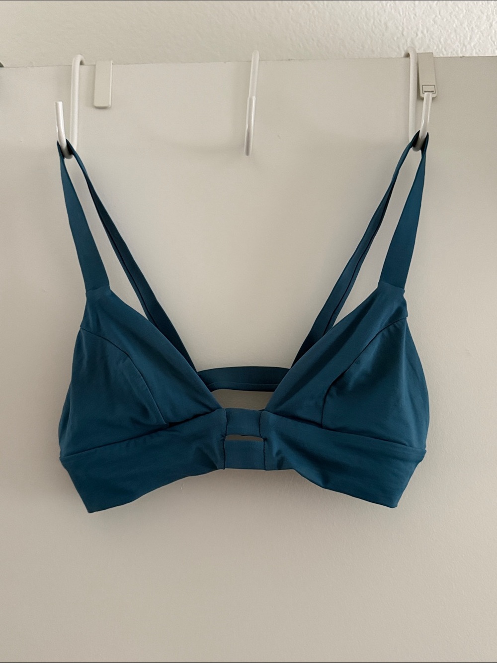 Vitamin A Teal Neutra bikini top